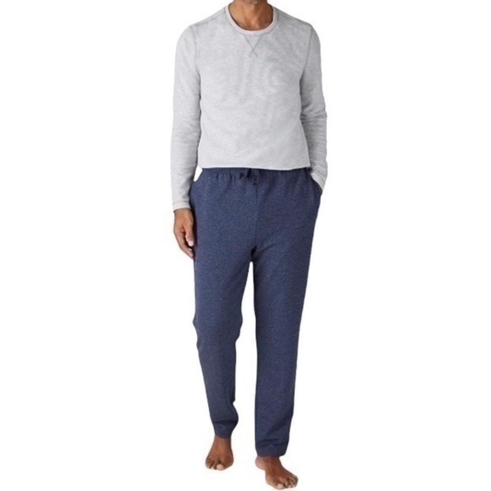 Eddie Bauer Two-Piece Lounge Set - Blue and Gray - Size XL